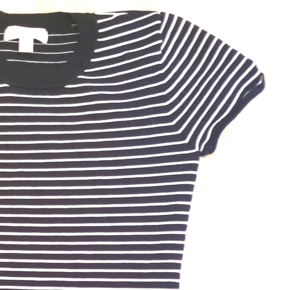 Michael Kors Striped B&W Dress/Size Xl/Size 16 - Picture 2 of 5